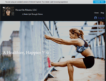 Tablet Screenshot of focus-on-fitness.net